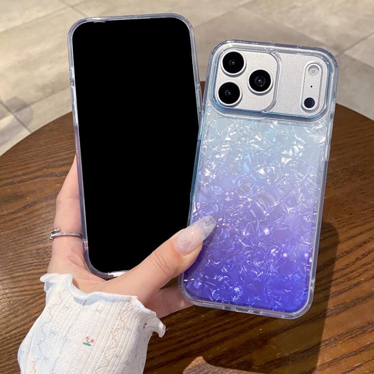 Cover per telefono con effetto sfumato e craquelé, For iPhone 16e / 17e, For iPhone 17 Pro Max, For iPhone 16 Pro Max, For iPhone 16 Pro, For iPhone 15 Pro Max, For iPhone 15