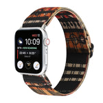 Cinturino con fibbia stile etnico per Apple Watch Series 6 e SE e 5 e 4 44 mm / 3 e 2 e 1 42 mm, For Apple Watch Series 7 45mm / 6 & SE & 5 & 4 44mm / 3 & 2 & 1 42mm, For Apple Watch Ultra 49mm / Series 8&7 45mm / SE 2&6&SE&5&4 44mm / 3&2&1 42mm