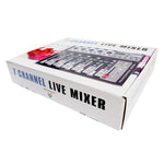 Mixer professionale Bluetooth multifunzione a 4 canali F4 per live streaming, EU Plug, UK Plug, US Plug
