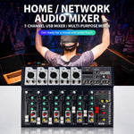 Mixer professionale Bluetooth multifunzione a 4 canali F4 per live streaming, EU Plug, UK Plug, US Plug