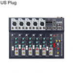 Mixer professionale Bluetooth multifunzione a 7 canali F7 per live streaming, EU Plug, UK Plug, US Plug
