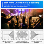 Mixer professionale Bluetooth multifunzione a 7 canali F7 per live streaming, EU Plug, UK Plug, US Plug