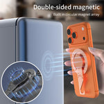 Supporto magnetico multifunzione a doppia faccia per telefono, con gancio da scrivania.