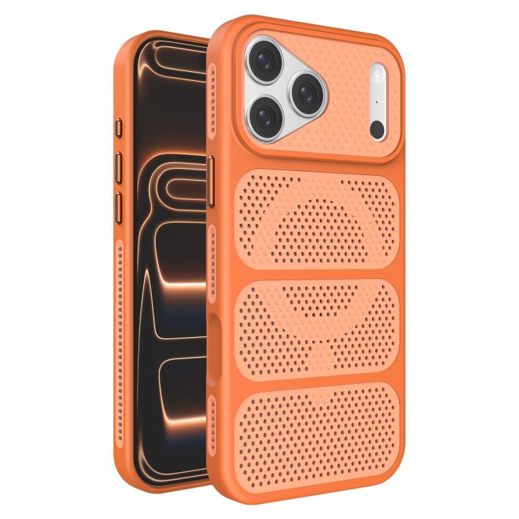 Custodia per telefono ibrida magnetica in PC e TPU con design a foro cavo per un raffreddamento ottimale., For iPhone 17 Pro Max, For iPhone 17 Pro, For iPhone 17, For iPhone 16 Pro Max