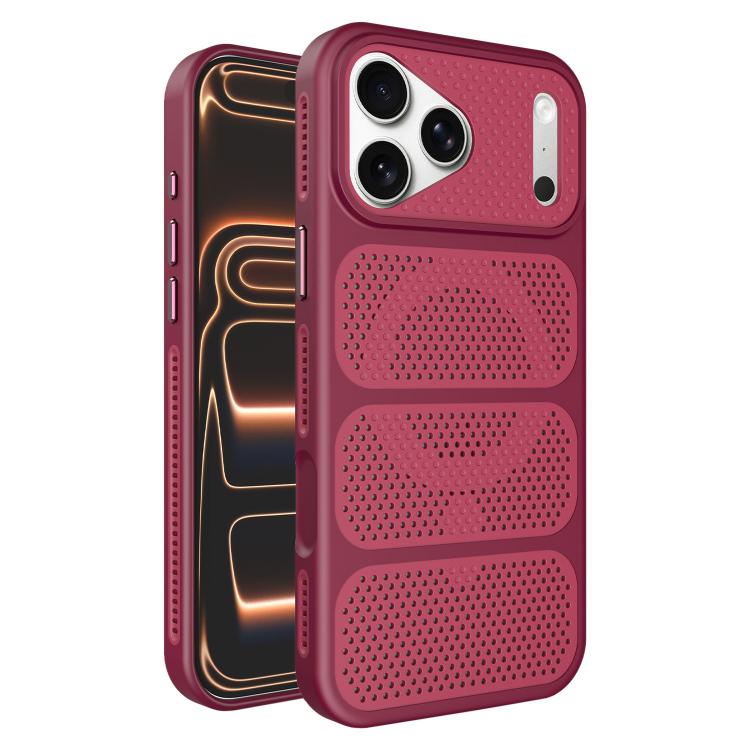 Custodia per telefono ibrida magnetica in PC e TPU con design a foro cavo per un raffreddamento ottimale., For iPhone 17 Pro Max, For iPhone 17 Pro, For iPhone 17, For iPhone 16 Pro Max