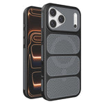 Custodia per telefono ibrida magnetica in PC e TPU con design a foro cavo per un raffreddamento ottimale., For iPhone 17 Pro Max, For iPhone 17 Pro, For iPhone 17, For iPhone 16 Pro Max