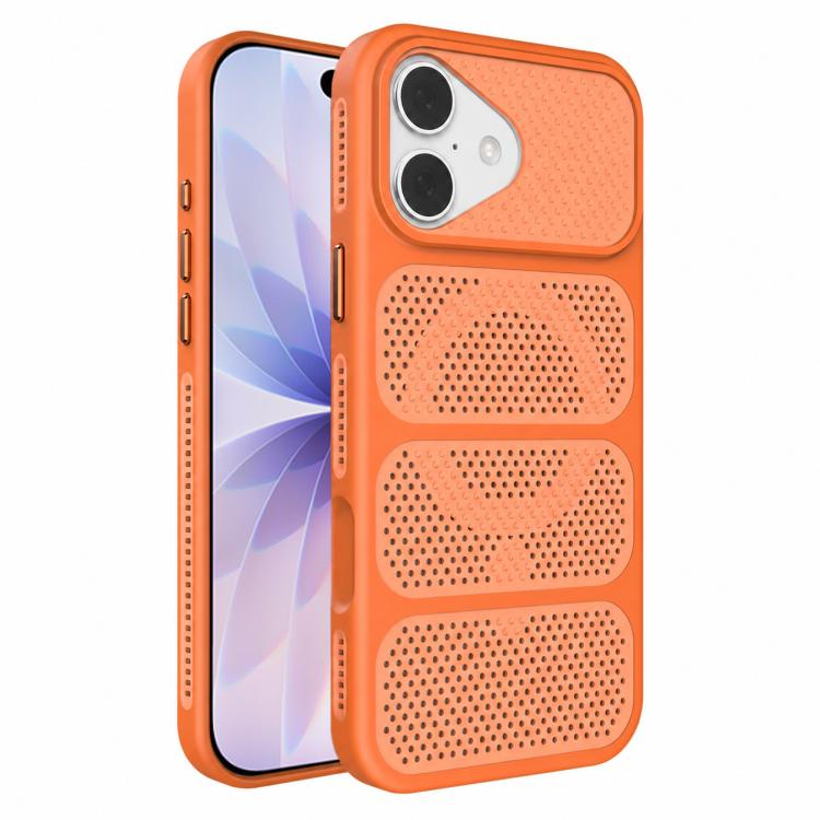Custodia per telefono ibrida magnetica in PC e TPU con design a foro cavo per un raffreddamento ottimale., For iPhone 17 Pro Max, For iPhone 17 Pro, For iPhone 17, For iPhone 16 Pro Max