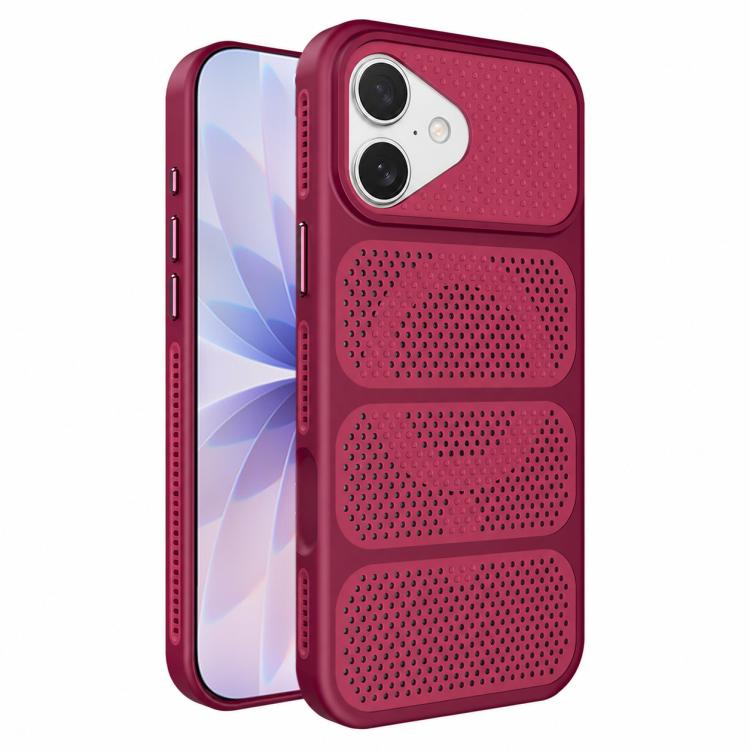 Custodia per telefono ibrida magnetica in PC e TPU con design a foro cavo per un raffreddamento ottimale., For iPhone 17 Pro Max, For iPhone 17 Pro, For iPhone 17, For iPhone 16 Pro Max