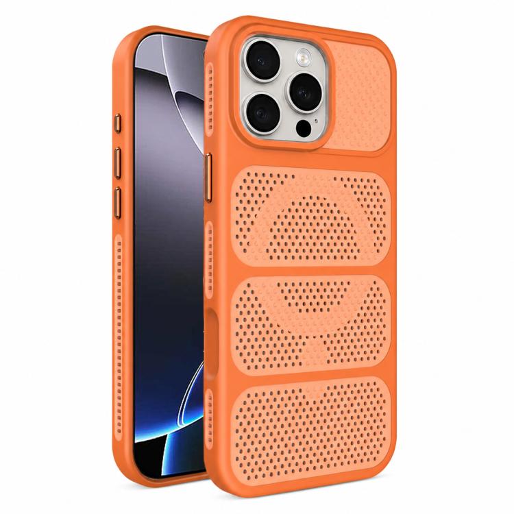 Custodia per telefono ibrida magnetica in PC e TPU con design a foro cavo per un raffreddamento ottimale., For iPhone 17 Pro Max, For iPhone 17 Pro, For iPhone 17, For iPhone 16 Pro Max