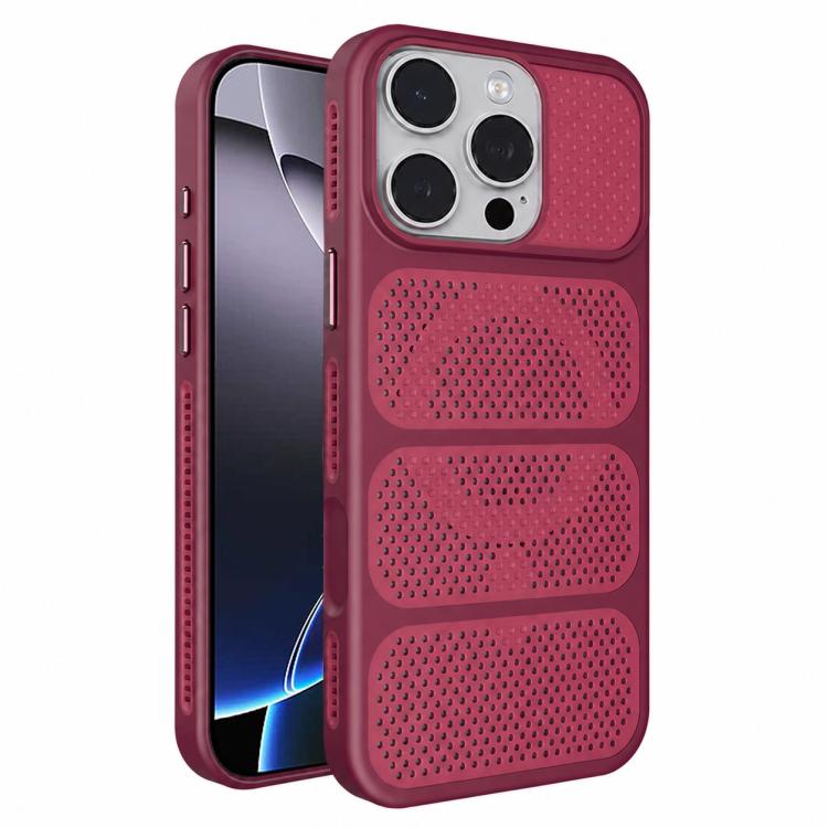 Custodia per telefono ibrida magnetica in PC e TPU con design a foro cavo per un raffreddamento ottimale., For iPhone 17 Pro Max, For iPhone 17 Pro, For iPhone 17, For iPhone 16 Pro Max