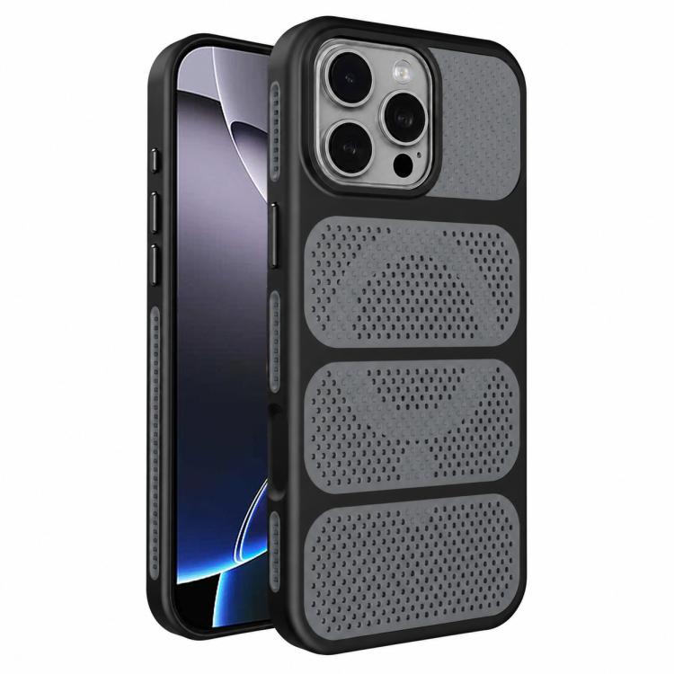 Custodia per telefono ibrida magnetica in PC e TPU con design a foro cavo per un raffreddamento ottimale., For iPhone 17 Pro Max, For iPhone 17 Pro, For iPhone 17, For iPhone 16 Pro Max
