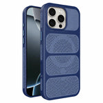Custodia per telefono ibrida magnetica in PC e TPU con design a foro cavo per un raffreddamento ottimale., For iPhone 16 Pro, For iPhone 16 Plus, For iPhone 16, For iPhone 15 Pro Max