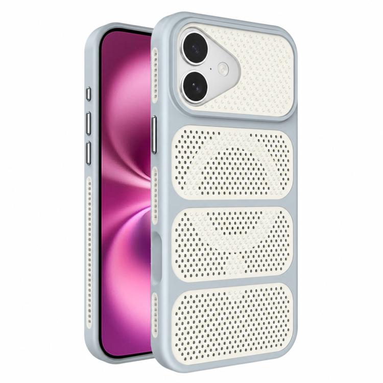 Custodia per telefono ibrida magnetica in PC e TPU con design a foro cavo per un raffreddamento ottimale., For iPhone 16 Pro, For iPhone 16 Plus, For iPhone 16, For iPhone 15 Pro Max