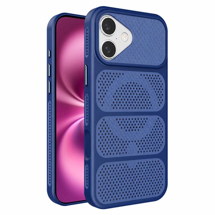 Custodia per telefono ibrida magnetica in PC e TPU con design a foro cavo per un raffreddamento ottimale., For iPhone 16 Pro, For iPhone 16 Plus, For iPhone 16, For iPhone 15 Pro Max
