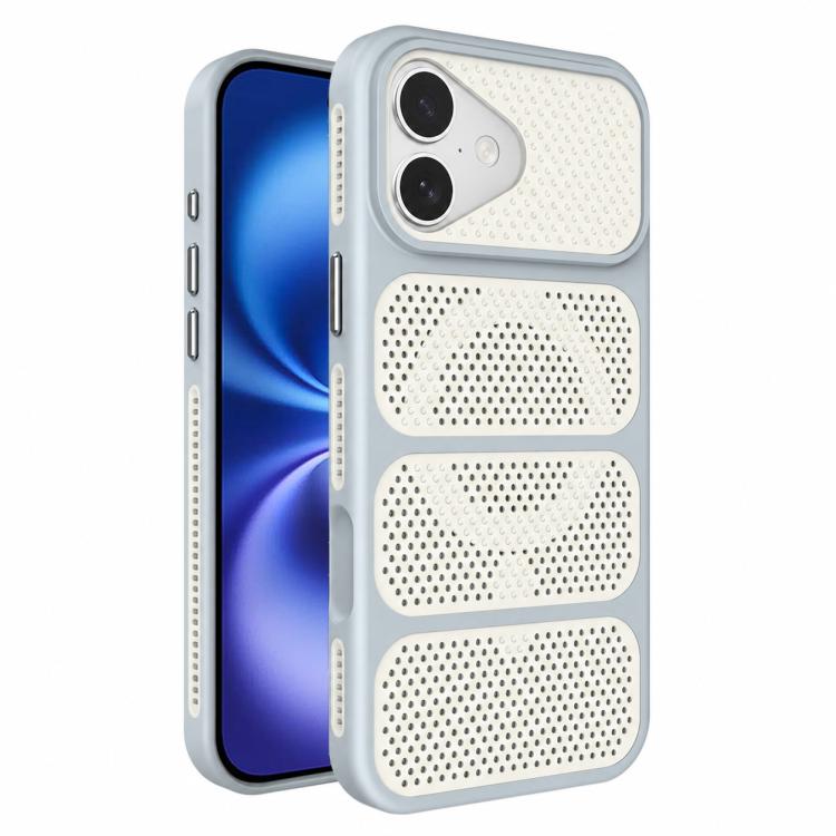 Custodia per telefono ibrida magnetica in PC e TPU con design a foro cavo per un raffreddamento ottimale., For iPhone 16 Pro, For iPhone 16 Plus, For iPhone 16, For iPhone 15 Pro Max