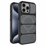 Custodia per telefono ibrida magnetica in PC e TPU con design a foro cavo per un raffreddamento ottimale., For iPhone 16 Pro, For iPhone 16 Plus, For iPhone 16, For iPhone 15 Pro Max