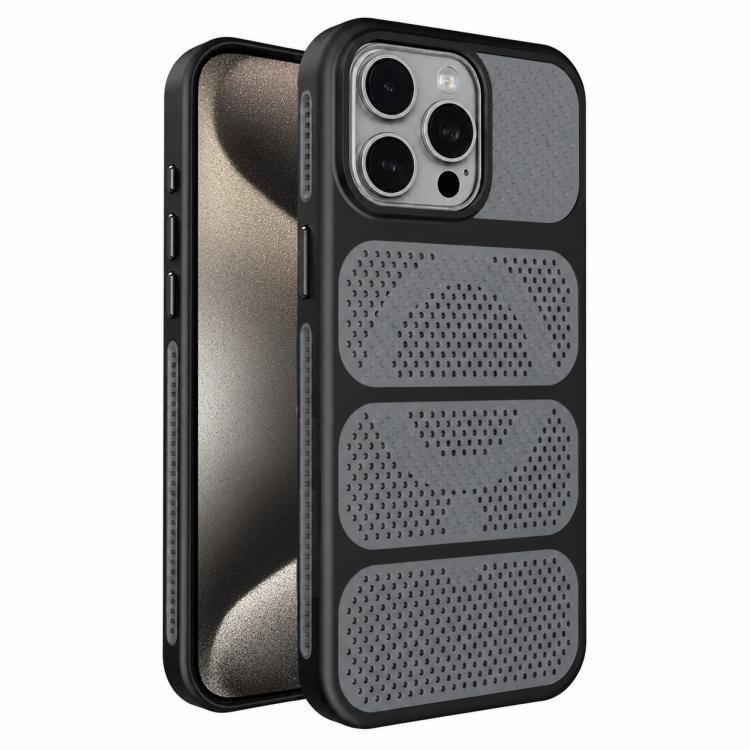 Custodia per telefono ibrida magnetica in PC e TPU con design a foro cavo per un raffreddamento ottimale., For iPhone 15 Pro, For iPhone 15 Plus, For iPhone 15, For iPhone 14 Plus