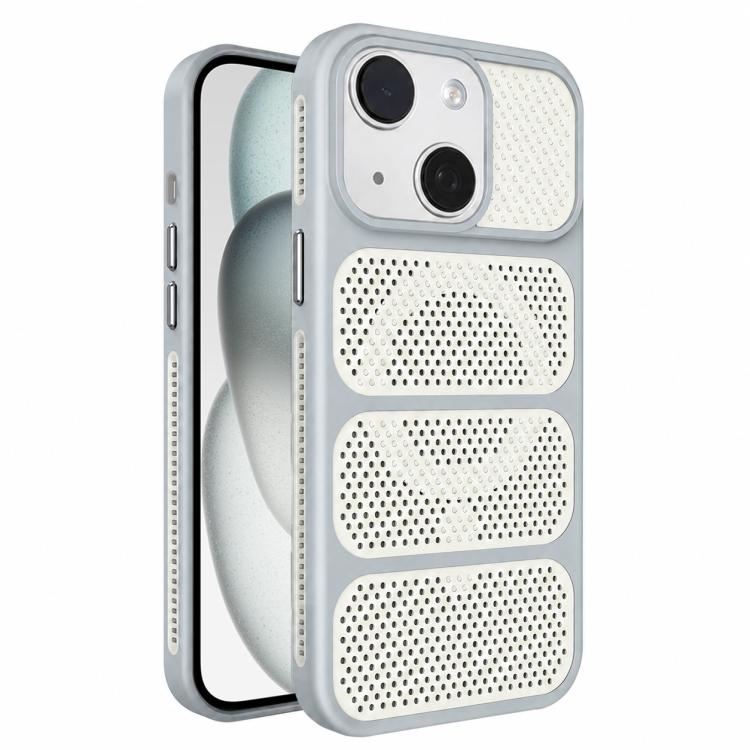 Custodia per telefono ibrida magnetica in PC e TPU con design a foro cavo per un raffreddamento ottimale., For iPhone 15 Pro, For iPhone 15 Plus, For iPhone 15, For iPhone 14 Plus