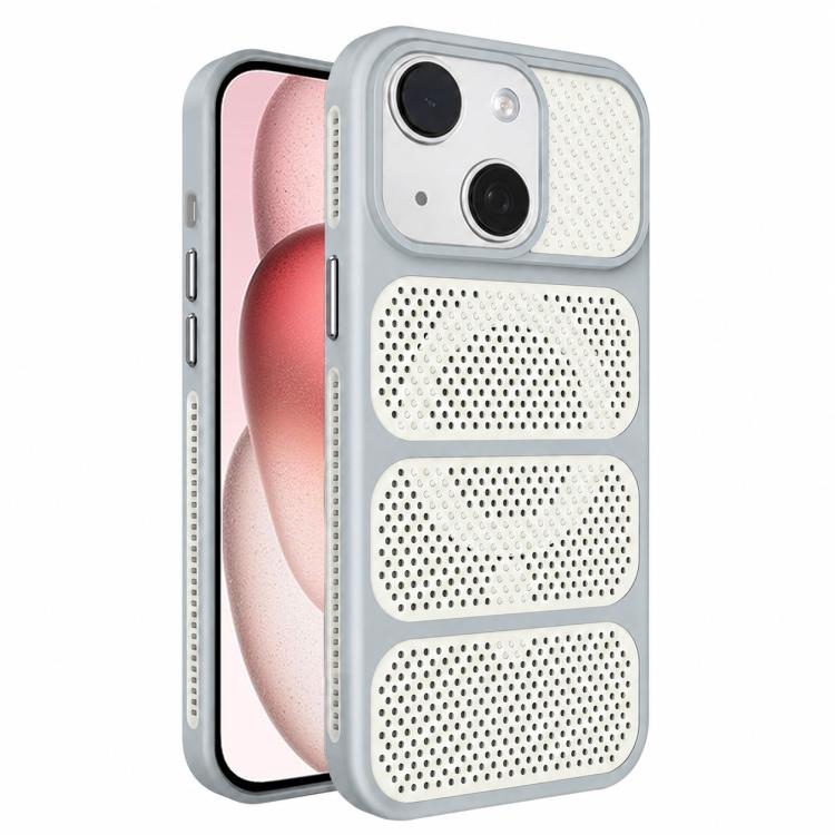 Custodia per telefono ibrida magnetica in PC e TPU con design a foro cavo per un raffreddamento ottimale., For iPhone 15 Pro, For iPhone 15 Plus, For iPhone 15, For iPhone 14 Plus