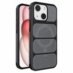 Custodia per telefono ibrida magnetica in PC e TPU con design a foro cavo per un raffreddamento ottimale., For iPhone 15 Pro, For iPhone 15 Plus, For iPhone 15, For iPhone 14 Plus