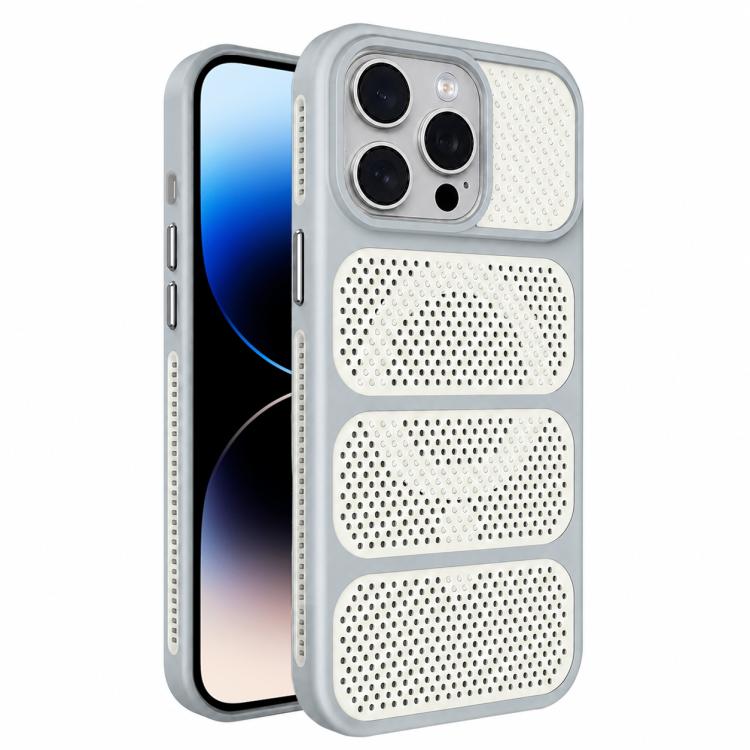 Custodia per telefono ibrida magnetica in PC e TPU con design a foro cavo per un raffreddamento ottimale., For iPhone 14, For iPhone 14 Pro, For iPhone 14 Pro Max, For iPhone 13 Pro Max