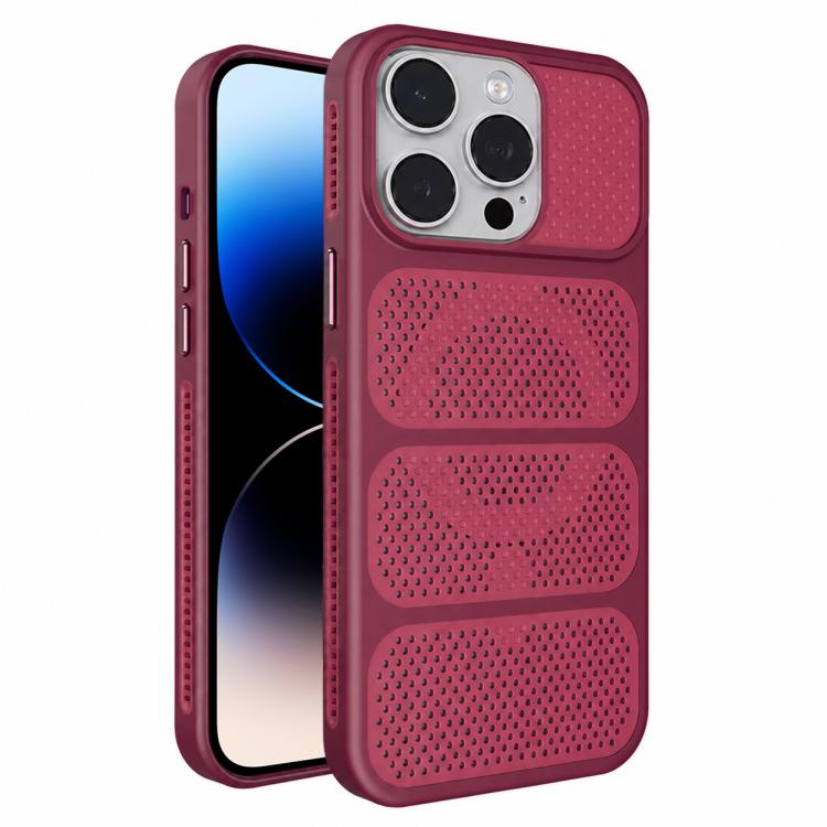 Custodia per telefono ibrida magnetica in PC e TPU con design a foro cavo per un raffreddamento ottimale., For iPhone 14, For iPhone 14 Pro, For iPhone 14 Pro Max, For iPhone 13 Pro Max