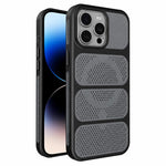 Custodia per telefono ibrida magnetica in PC e TPU con design a foro cavo per un raffreddamento ottimale., For iPhone 14, For iPhone 14 Pro, For iPhone 14 Pro Max, For iPhone 13 Pro Max