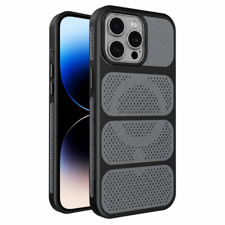 Custodia per telefono ibrida magnetica in PC e TPU con design a foro cavo per un raffreddamento ottimale., For iPhone 14, For iPhone 14 Pro, For iPhone 14 Pro Max, For iPhone 13 Pro Max