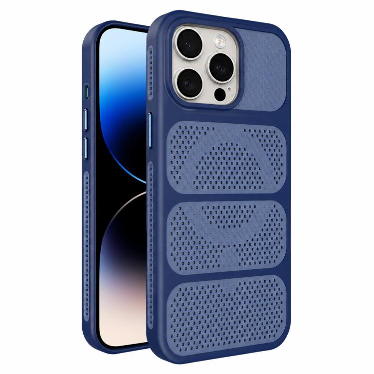Custodia per telefono ibrida magnetica in PC e TPU con design a foro cavo per un raffreddamento ottimale., For iPhone 14, For iPhone 14 Pro, For iPhone 14 Pro Max, For iPhone 13 Pro Max