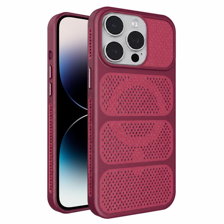 Custodia per telefono ibrida magnetica in PC e TPU con design a foro cavo per un raffreddamento ottimale., For iPhone 14, For iPhone 14 Pro, For iPhone 14 Pro Max, For iPhone 13 Pro Max
