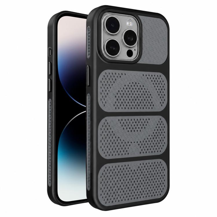 Custodia per telefono ibrida magnetica in PC e TPU con design a foro cavo per un raffreddamento ottimale., For iPhone 14, For iPhone 14 Pro, For iPhone 14 Pro Max, For iPhone 13 Pro Max
