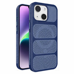 Custodia per telefono ibrida magnetica in PC e TPU con design a foro cavo per un raffreddamento ottimale., For iPhone 15 Pro, For iPhone 15 Plus, For iPhone 15, For iPhone 14 Plus