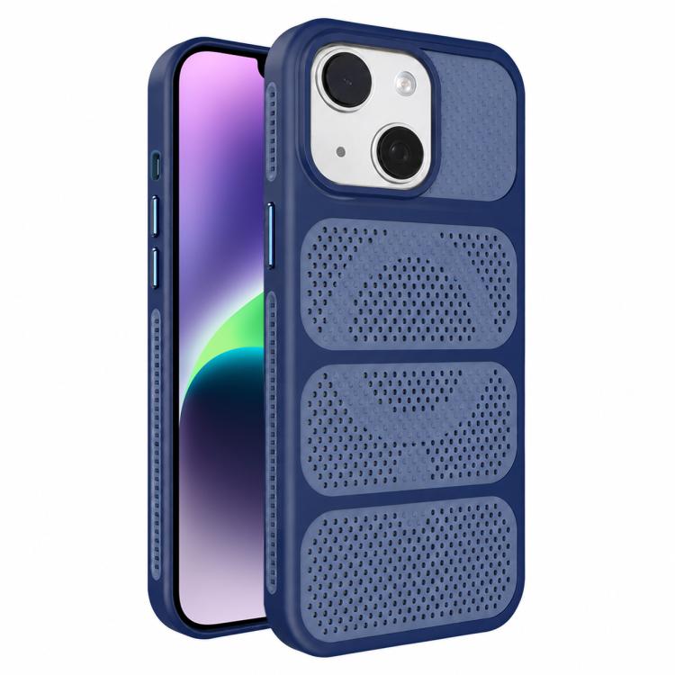 Custodia per telefono ibrida magnetica in PC e TPU con design a foro cavo per un raffreddamento ottimale., For iPhone 15 Pro, For iPhone 15 Plus, For iPhone 15, For iPhone 14 Plus