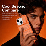 Custodia per telefono ibrida magnetica in PC e TPU con design a foro cavo per un raffreddamento ottimale., For iPhone 14, For iPhone 14 Pro, For iPhone 14 Pro Max, For iPhone 13 Pro Max