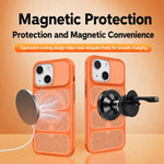 Custodia per telefono ibrida magnetica in PC e TPU con design a foro cavo per un raffreddamento ottimale., For iPhone 14, For iPhone 14 Pro, For iPhone 14 Pro Max, For iPhone 13 Pro Max