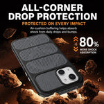 Custodia per telefono ibrida magnetica in PC e TPU con design a foro cavo per un raffreddamento ottimale., For iPhone 14, For iPhone 14 Pro, For iPhone 14 Pro Max, For iPhone 13 Pro Max