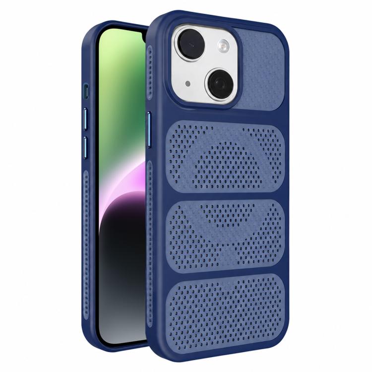 Custodia per telefono ibrida magnetica in PC e TPU con design a foro cavo per un raffreddamento ottimale., For iPhone 14, For iPhone 14 Pro, For iPhone 14 Pro Max, For iPhone 13 Pro Max