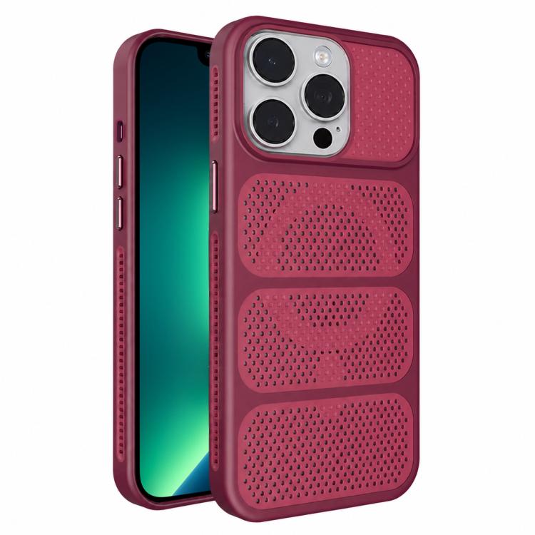 Custodia per telefono ibrida magnetica in PC e TPU con design a foro cavo per un raffreddamento ottimale., For iPhone 14, For iPhone 14 Pro, For iPhone 14 Pro Max, For iPhone 13 Pro Max