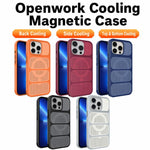 Custodia per telefono ibrida magnetica in PC e TPU con design a foro cavo per un raffreddamento ottimale., For iPhone 13 Pro, For iPhone 13, For iPhone 12, For iPhone 12 Pro Max