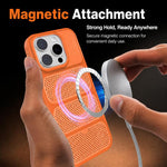 Custodia per telefono ibrida magnetica in PC e TPU con design a foro cavo per un raffreddamento ottimale., For iPhone 13 Pro, For iPhone 13, For iPhone 12, For iPhone 12 Pro Max