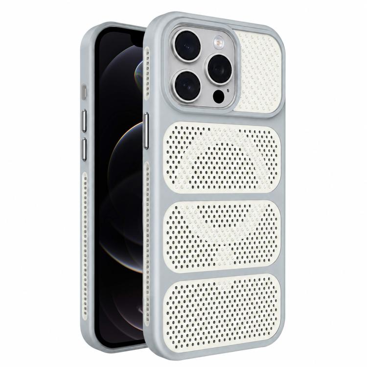 Custodia per telefono ibrida magnetica in PC e TPU con design a foro cavo per un raffreddamento ottimale., For iPhone 12 Pro
