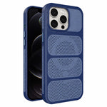 Custodia per telefono ibrida magnetica in PC e TPU con design a foro cavo per un raffreddamento ottimale., For iPhone 12 Pro