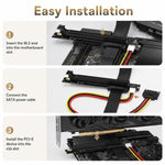Cavo adattatore da SSD M2 NVMe a PCI-E 16X