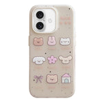 Custodia per telefono antiurto con design satinato 3 in 1, For iPhone 16 Pro Max, For iPhone 16 Pro, For iPhone 16