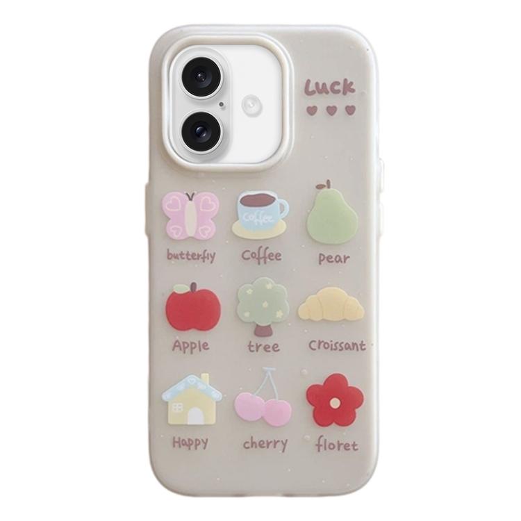 Custodia per telefono antiurto con design satinato 3 in 1, For iPhone 16 Pro Max, For iPhone 16 Pro, For iPhone 16