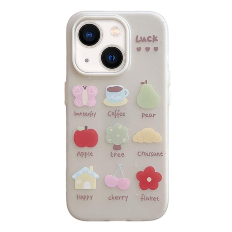 Custodia per telefono antiurto con design satinato 3 in 1, For iPhone 13