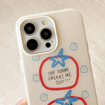 Custodia per telefono antiurto con design satinato 3 in 1, For iPhone 13