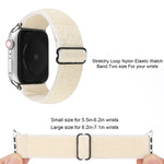Cinturino in nylon tinta unita per Apple Watch Series 6 e SE e 5 e 4 40 mm / 3 e 2 e 1 38 mm, For Apple Watch Series 7 41mm / 6 & SE & 5 & 4 40mm / 3 & 2 & 1 38mm