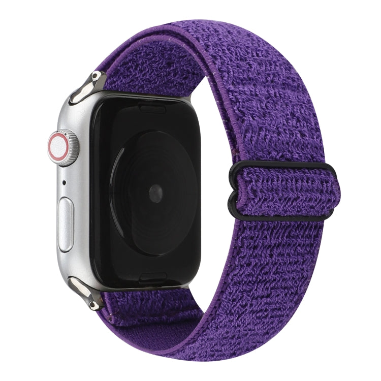 Cinturino in nylon tinta unita per Apple Watch Series 6 e SE e 5 e 4 40 mm / 3 e 2 e 1 38 mm, For Apple Watch Series 7 41mm / 6 & SE & 5 & 4 40mm / 3 & 2 & 1 38mm