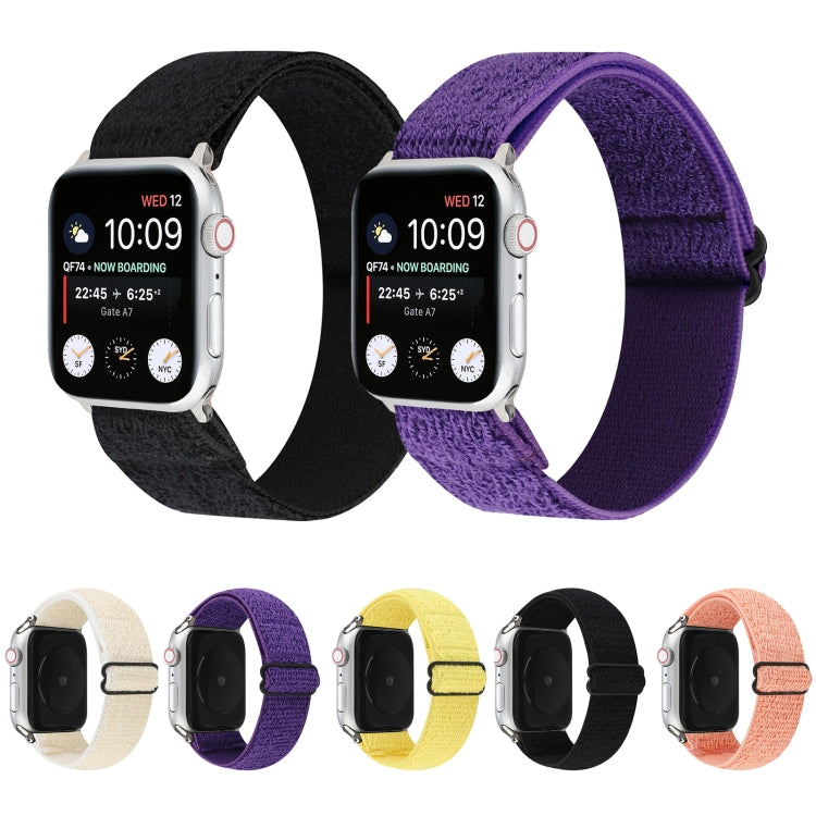 Cinturino in nylon tinta unita per Apple Watch Series 6 e SE e 5 e 4 40 mm / 3 e 2 e 1 38 mm, For Apple Watch Series 7 41mm / 6 & SE & 5 & 4 40mm / 3 & 2 & 1 38mm
